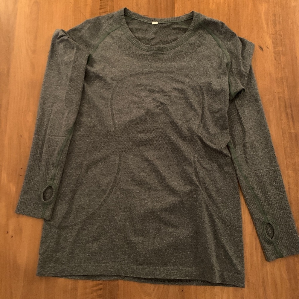 Lululemon Athletica Long Sleeve Tee - Dark Gray